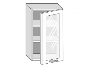 19.50.3 Шкаф настенный (h=913) на 500мм с 1-ой стекл. дверцей в Чернушке - chernushka.магазин96.com | фото