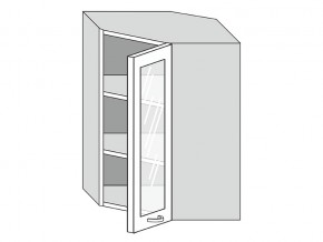 19.60.3у Шкаф настенный (h=913) угловой на 600мм со стекл. дверцей в Чернушке - chernushka.магазин96.com | фото