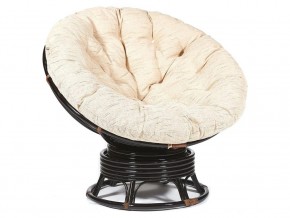 Кресло-качалка Papasan w 23/01 B с подушкой Antique brown, ткань Старт в Чернушке - chernushka.магазин96.com | фото