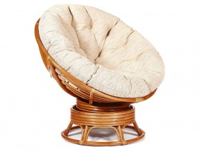 Кресло-качалка Papasan w 23/01 B с подушкой Cognac, ткань Старт в Чернушке - chernushka.магазин96.com | фото