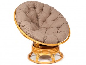 Кресло-качалка Papasan w 23/01 B с подушкой Honey, экошерсть Коричневый в Чернушке - chernushka.магазин96.com | фото