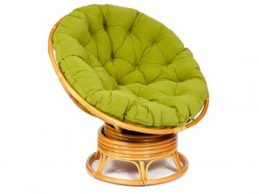 Кресло-качалка Papasan w 23/01 B с подушкой Honey, флок Олива в Чернушке - chernushka.магазин96.com | фото